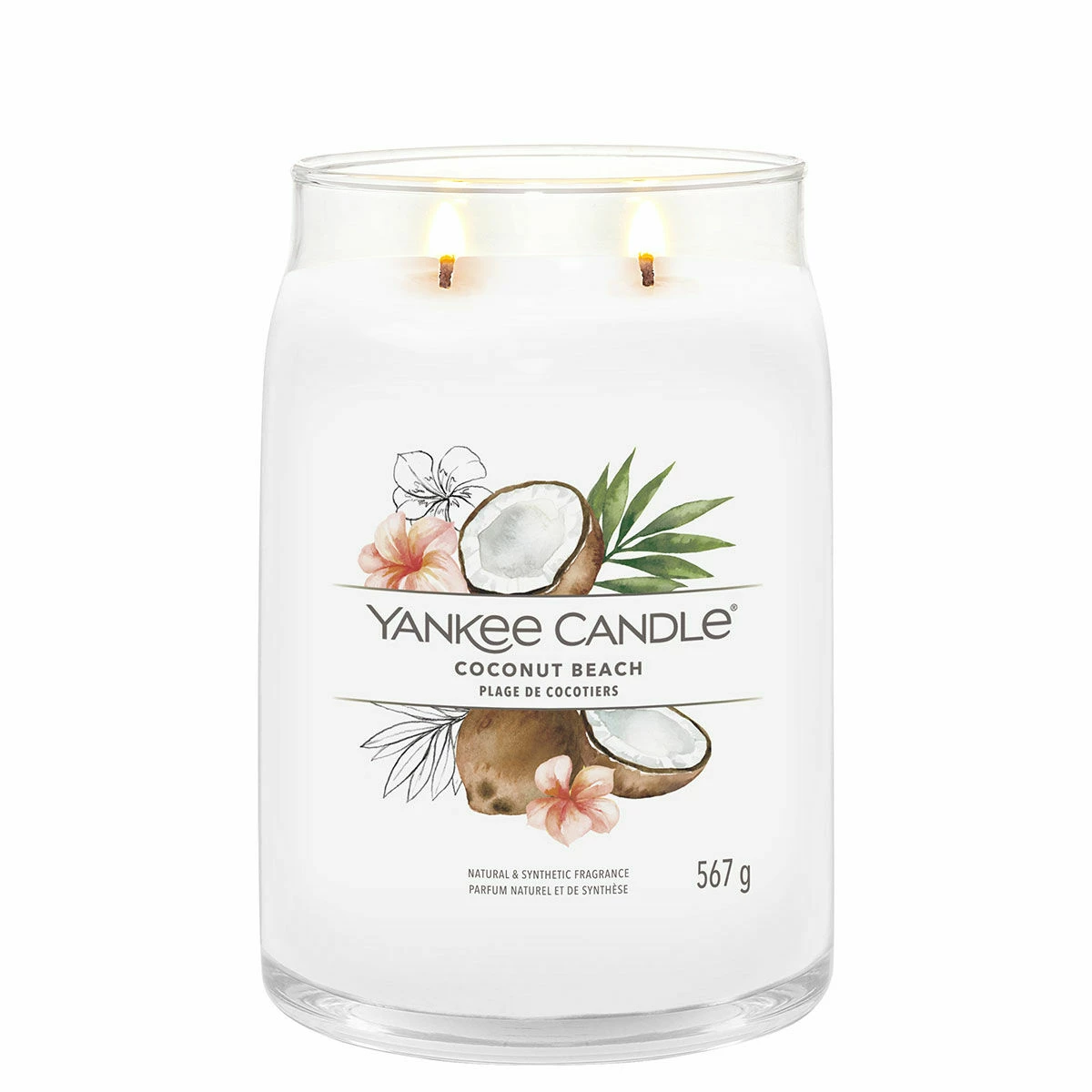 Yankee Candle Coconut Beach Signature Large Jar Candle | Tropical Coconut Fragrance | Long-Lasting Scent 4 Yankee Candle Coconut Beach Signature Large Jar Candle | Tropical Coconut Fragrance | Long-Lasting Scent - Image 2