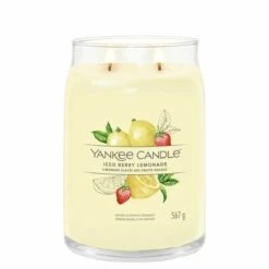 Yankee Candle Iced Berry Lemonade Signature Large Jar Candle | Long-Lasting Fragrance | Home Decor -Campus Gifts Sales 1629983e iced berry lemonade signature large jar candle 2