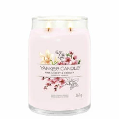 Yankee Candle Pink Cherry & Vanilla Signature Large Jar Candle | Long-Lasting Fragrance -Campus Gifts Sales 1629986e pink cherry vanilla signature large jar candle 2