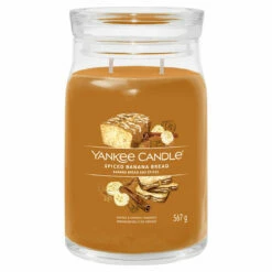 Yankee Candle Spiced Banana Bread Large Jar Candle | Long-Lasting Fragrance