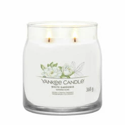 Yankee Candle White Gardenia Signature Medium Jar Candle - Long-Lasting Fragrance, 411g -Campus Gifts Sales 1630672e white gardenia signature medium jar candle 2