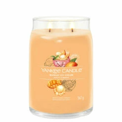 Yankee Candle Mango Ice Cream Signature Large Jar Candle | Long-Lasting Fragrance | Home Decor 8 Yankee Candle Mango Ice Cream Signature Large Jar Candle | Long-Lasting Fragrance | Home Decor -Campus Gifts Sales 1632326e mango ice cream signature large jar candle 2