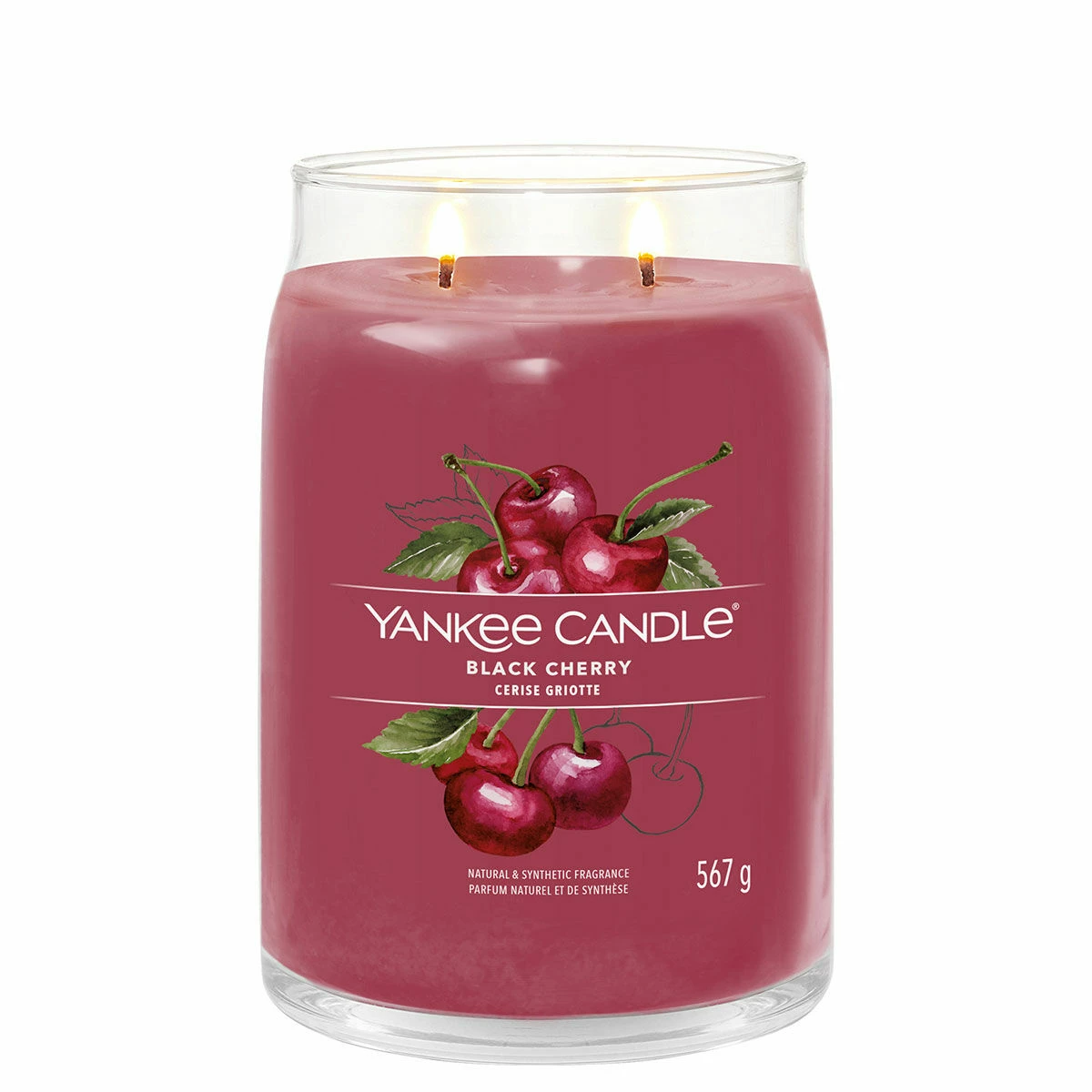 Yankee Candle Black Cherry Signature Large Jar Candle - Long-Lasting Fragrance, Premium Quality 4 Yankee Candle Black Cherry Signature Large Jar Candle - Long-Lasting Fragrance, Premium Quality - Image 2