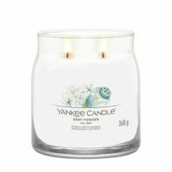 Yankee Candle Baby Powder Signature Medium Jar Candle - Long-Lasting Fragrance - 623g 6 Yankee Candle Baby Powder Signature Medium Jar Candle - Long-Lasting Fragrance - 623g -Campus Gifts Sales 1701381e baby powder signature medium jar candle 2