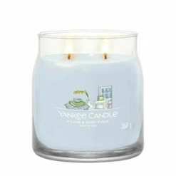 Yankee Candle A Calm & Quiet Place Signature Medium Jar Candle | Long-Lasting Fragrance | Premium Soy Wax -Campus Gifts Sales 1701384e a calm quiet place signature medium jar candle 2