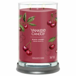 Yankee Candle Black Cherry Signature Large Tumbler Candle - Long-Lasting Fragrance -Campus Gifts Sales 1724478e black cherry signature large tumbler candle 2
