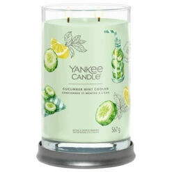 Yankee Candle Cucumber Mint Cooler Signature Large Tumbler Candle | Fresh & Relaxing Aroma -Campus Gifts Sales 1728873e cucumber mint cooler signature large tumbler candle 2