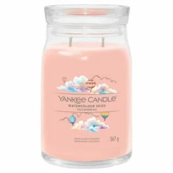 Yankee Candle Watercolour Skies Signature Large Jar Candle | Long-Lasting Fragrance | Home Décor
