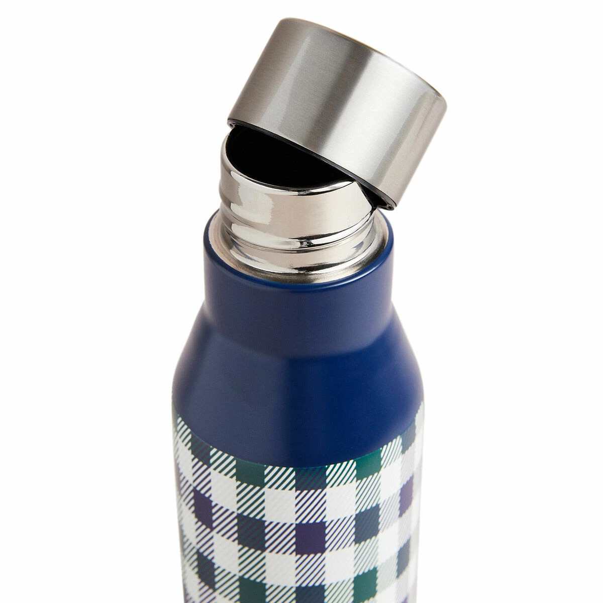 Ted Baker RONNE House Check Dark Blue Water Bottle | Stylish & Durable 5 Ted Baker RONNE House Check Dark Blue Water Bottle | Stylish & Durable - Image 3