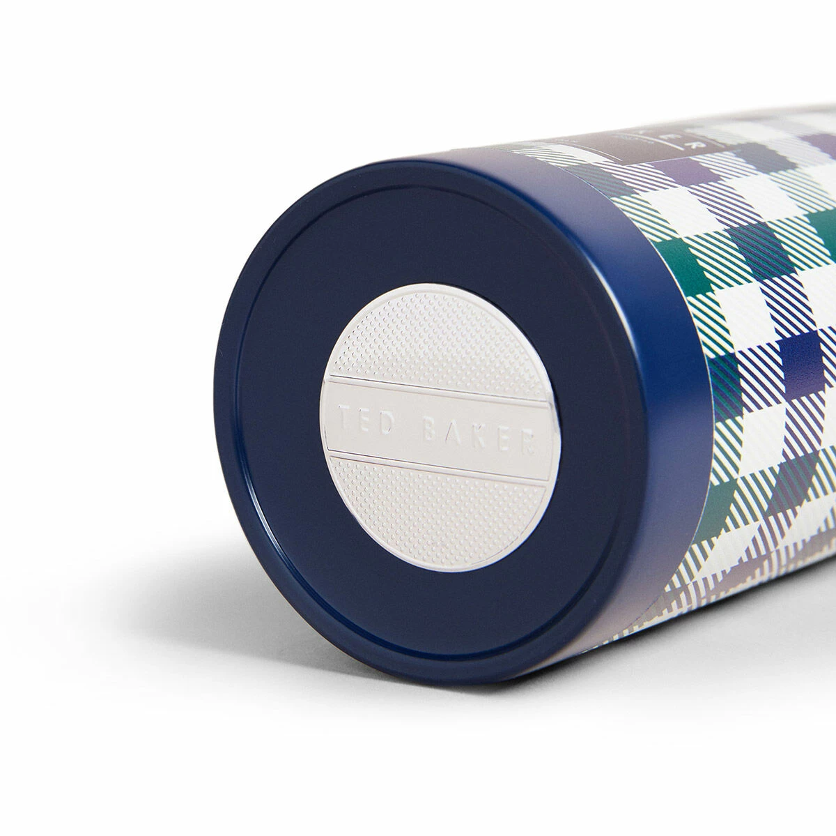 Ted Baker RONNE House Check Dark Blue Water Bottle | Stylish & Durable 6 Ted Baker RONNE House Check Dark Blue Water Bottle | Stylish & Durable - Image 4