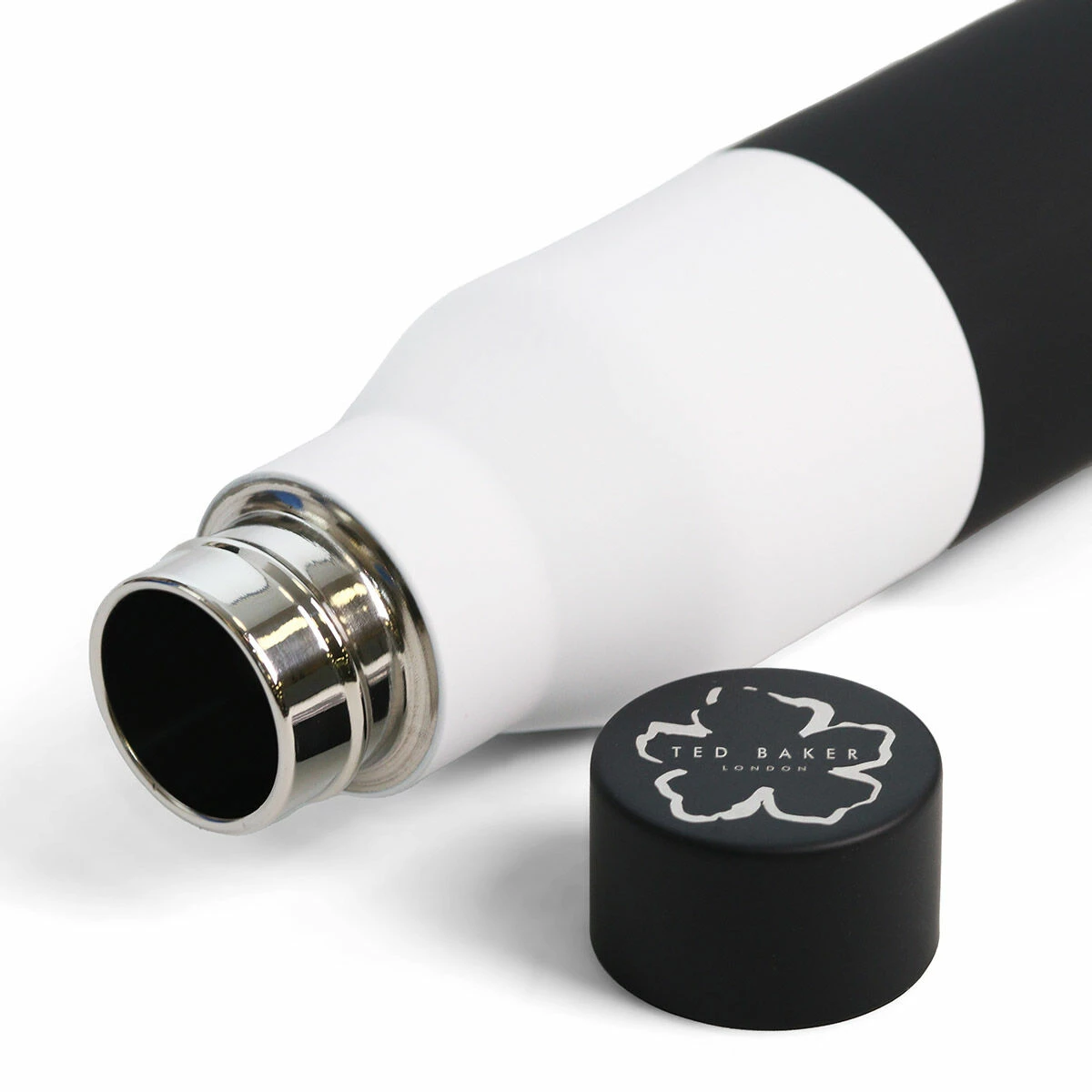 Ted Baker MAEVIEE Two Tone Black & White Water Bottle | Stylish & Durable Flask 6 Ted Baker MAEVIEE Two Tone Black & White Water Bottle | Stylish & Durable Flask - Image 4