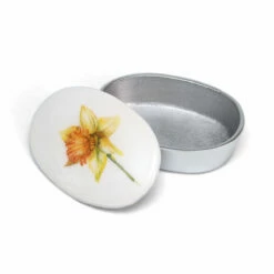 Tilnar Art Daffodil Trinket Box | Elegant Ornament & Jewellery Storage