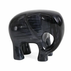 Tilnar Art Aluminark Brushed Black Large Elephant - New In
