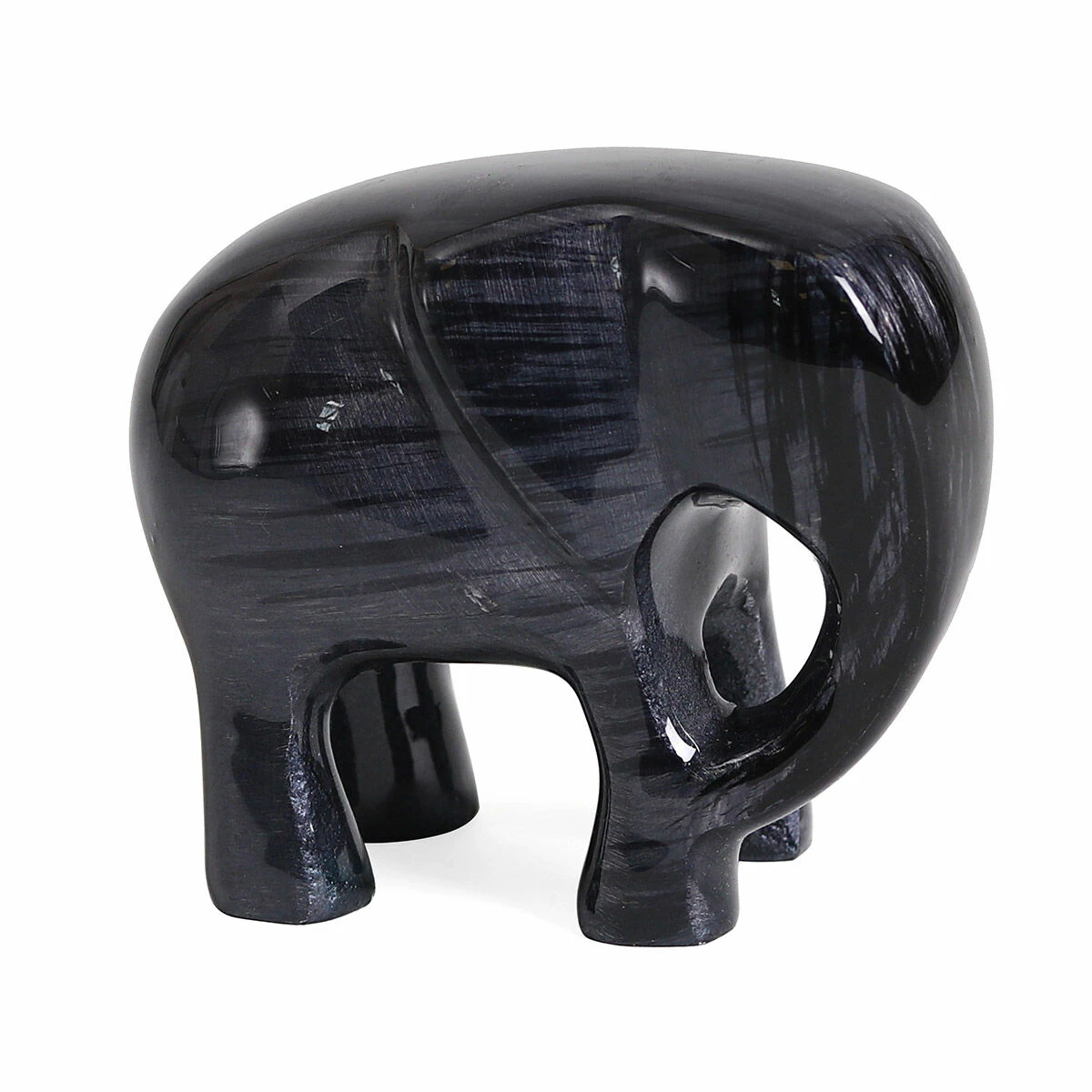 Tilnar Art Aluminark Brushed Black Large Elephant - New In 3 Tilnar Art Aluminark Brushed Black Large Elephant - New In