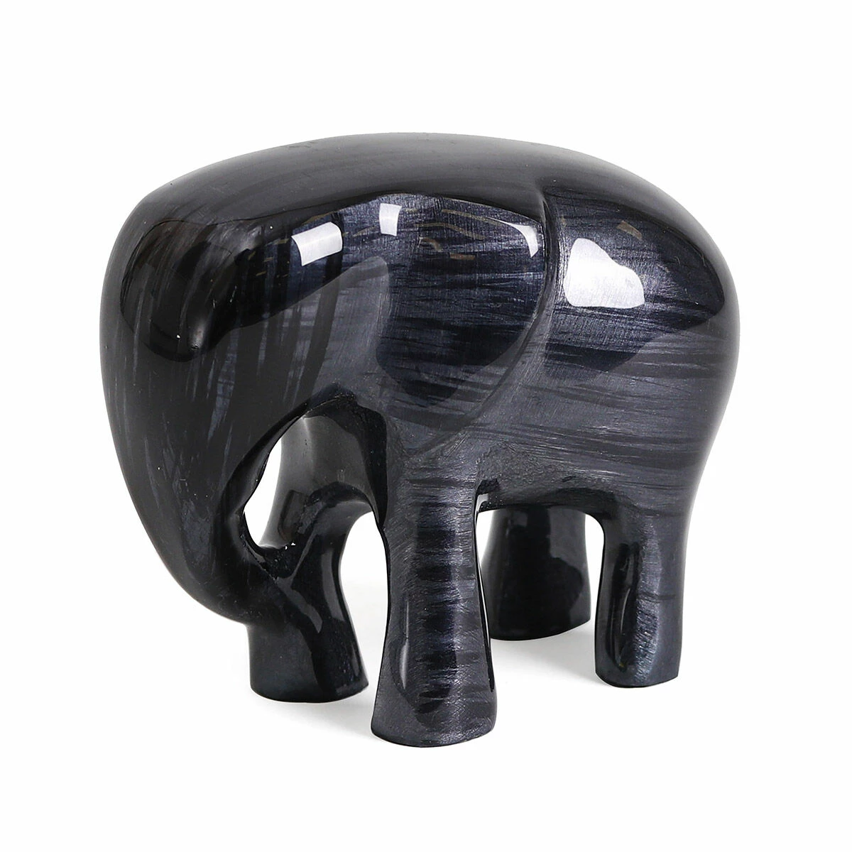 Tilnar Art Aluminark Brushed Black Large Elephant - New In 4 Tilnar Art Aluminark Brushed Black Large Elephant - New In - Image 2