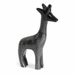 Tilnar Art Aluminark Brushed Black Large Giraffe - New In Collection