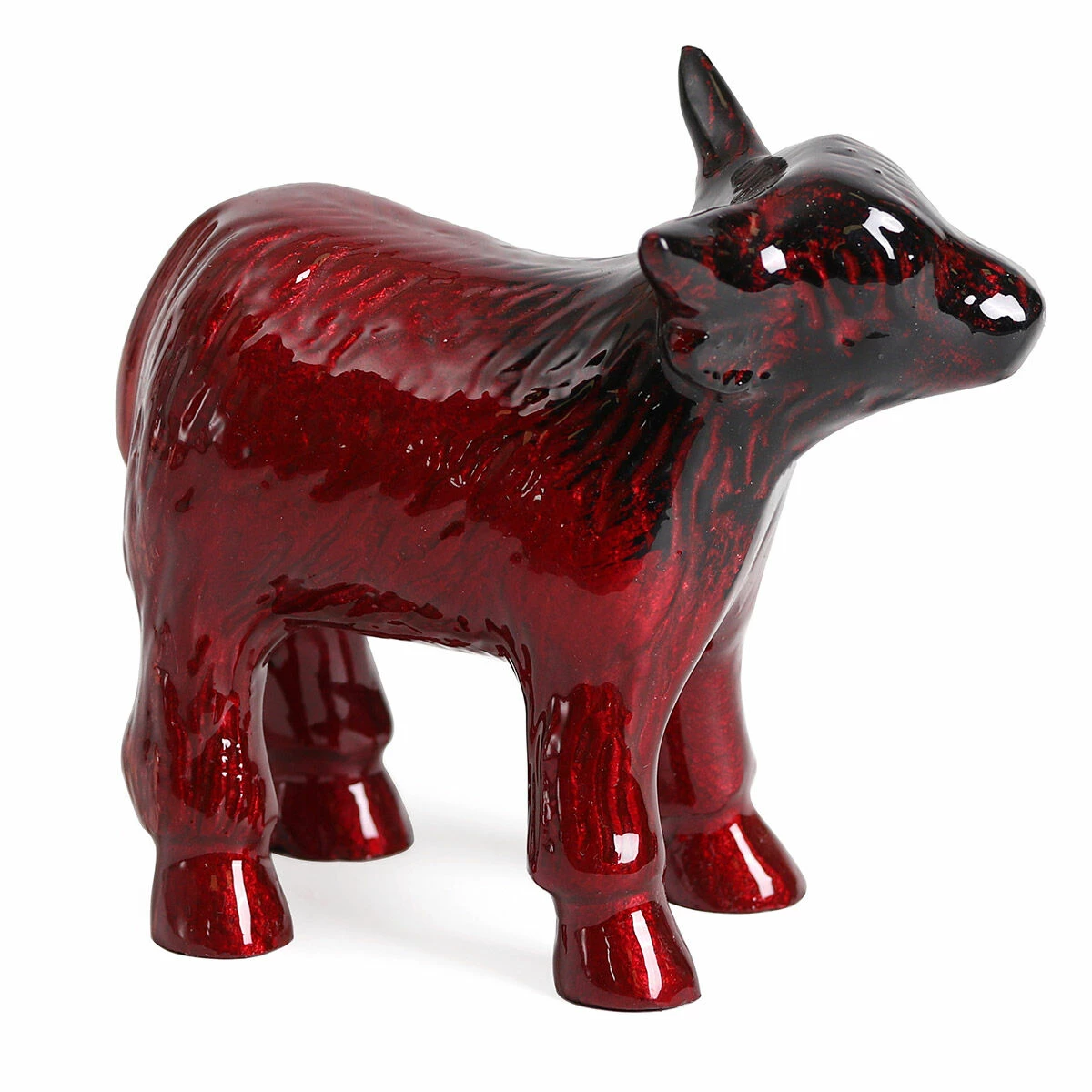 Tilnar Art Aluminark Brushed Red Extra Large Highland Cow | New In 4 Tilnar Art Aluminark Brushed Red Extra Large Highland Cow | New In - Image 2