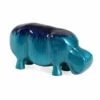 Tilnar Art Aluminark Brushed Aqua Large Hippo - New In Collection -Campus Gifts Sales 36188 ba tilnar art aluminark brushed aqua large hippo 1