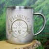 Personalised Fishing Club Stainless Steel Mug - New In