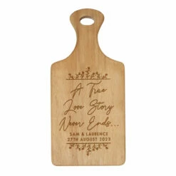 Personalised ‘True Love Story’ Wooden Paddle Board - New In | Customised Gift 9 Personalised ‘True Love Story’ Wooden Paddle Board - New In | Customised Gift -Campus Gifts Sales 4004456 3