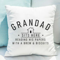 Personalised Sits Here Cushion - Custom Home Decor - New In 7 Personalised Sits Here Cushion - Custom Home Decor - New In -Campus Gifts Sales 4004497 pmc personalised sits here cushion 2