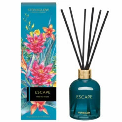 Stoneglow Infusion Escape White Tea & Mint Reed Diffuser | Long-Lasting Home Fragrance