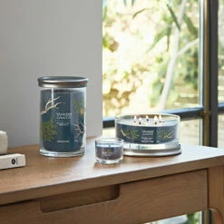 Yankee Candle Bayside Cedar Signature Multi-Wick Tumbler Candle - Long-Lasting Fragrance -Campus Gifts Sales bayside cedar signature collection lifestyle 4