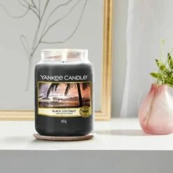 Yankee Candle Black Coconut Large Jar Candle - Long-Lasting Fragrance for Home & Relaxation -Campus Gifts Sales black coconut large jar 2