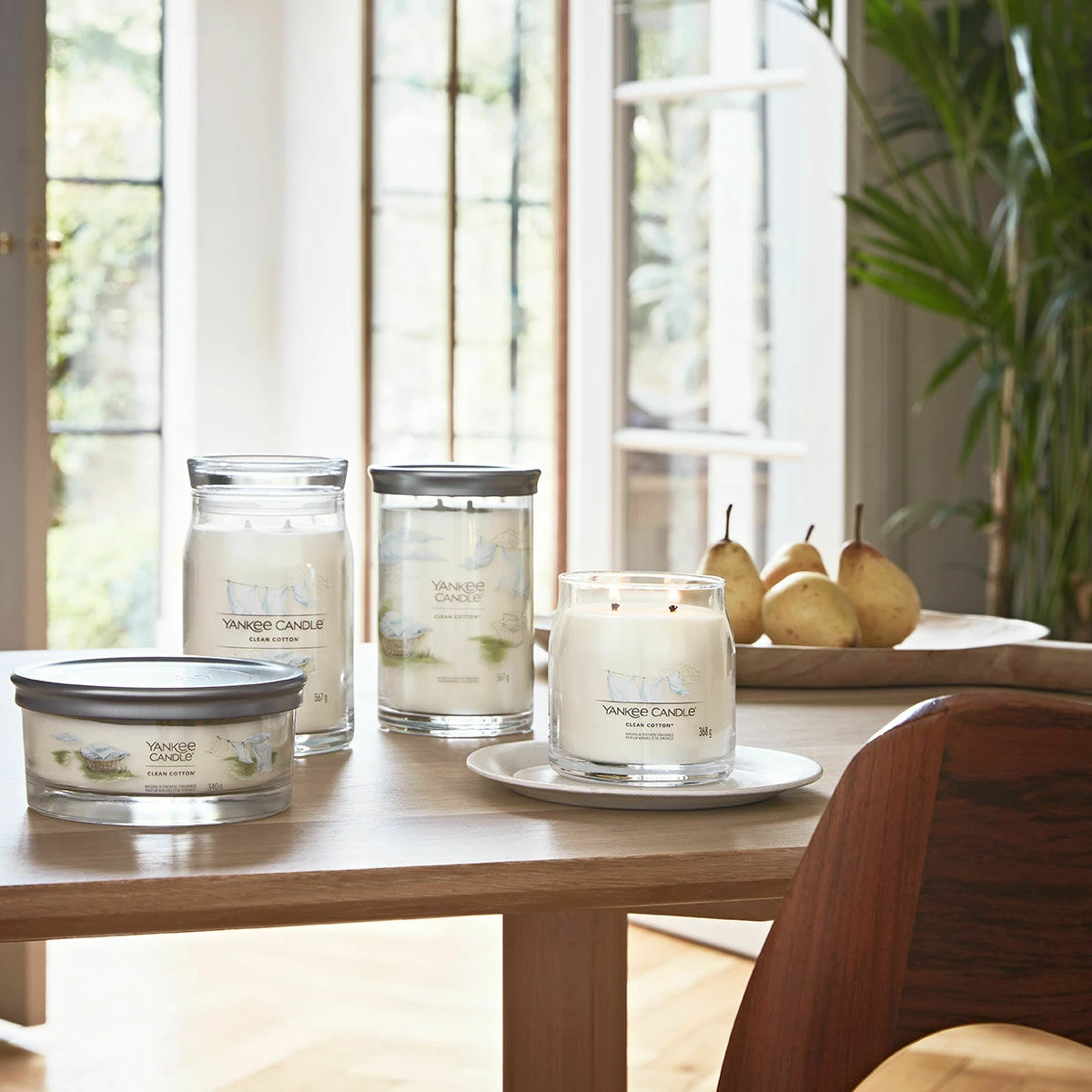 Yankee Candle Clean Cotton Signature Large Jar Candle - Long-Lasting Fragrance, 623g 7 Yankee Candle Clean Cotton Signature Large Jar Candle - Long-Lasting Fragrance, 623g - Image 5