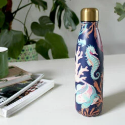 House Of Disaster Coral 500ml Thermal Water Bottle - Insulated, Leak-Proof, Eco-Friendly -Campus Gifts Sales cor fla 5 2500x