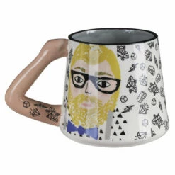 House Of Disaster Blah Boy Cup With Gift Box - Unique Novelty Mug for Fans -Campus Gifts Sales disaster designs blacupboy blah boy cup with gift box 02bv2