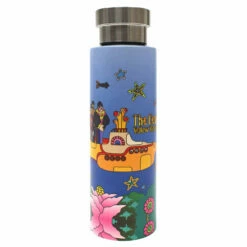 House Of Disaster The Beatles Yellow Submarine 450ml Thermal Flask - Insulated Water Bottle