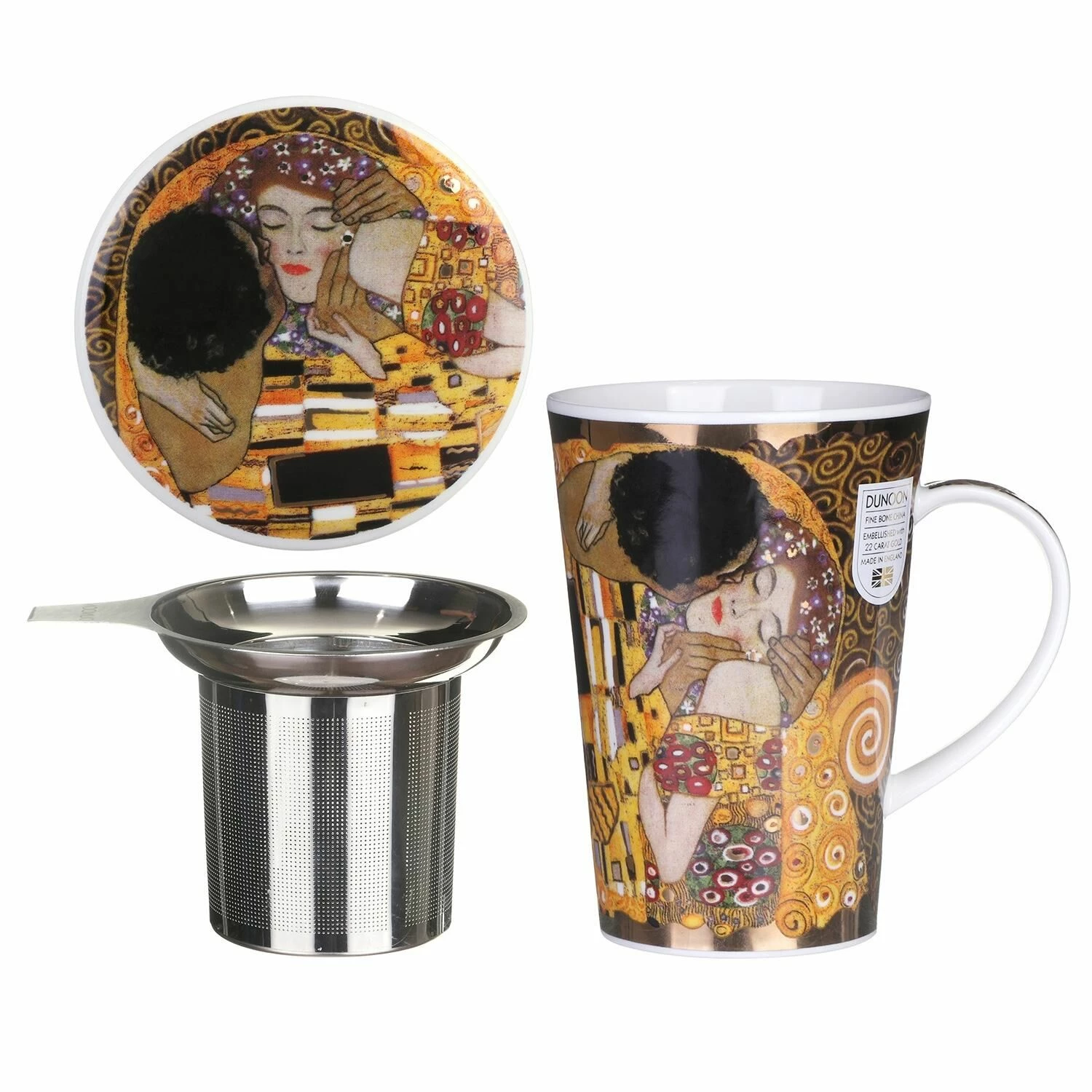 Dunoon Belle Epoque Shetland Tea Infuser Set - Premium Ceramic Mug with Infuser 4 Dunoon Belle Epoque Shetland Tea Infuser Set - Premium Ceramic Mug with Infuser - Image 2