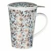 Dunoon Aqua Shetland Tea Infuser Set - Premium Ceramic Mug with Infuser -Campus Gifts Sales dunoon shetland set aqua 1 copy