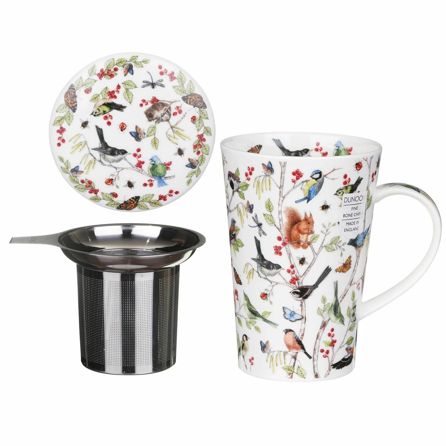 Dunoon Secret Wood Shetland Tea Infuser Set - Elegant Ceramic Mug with Lid & Infuser 4 Dunoon Secret Wood Shetland Tea Infuser Set - Elegant Ceramic Mug with Lid & Infuser - Image 2