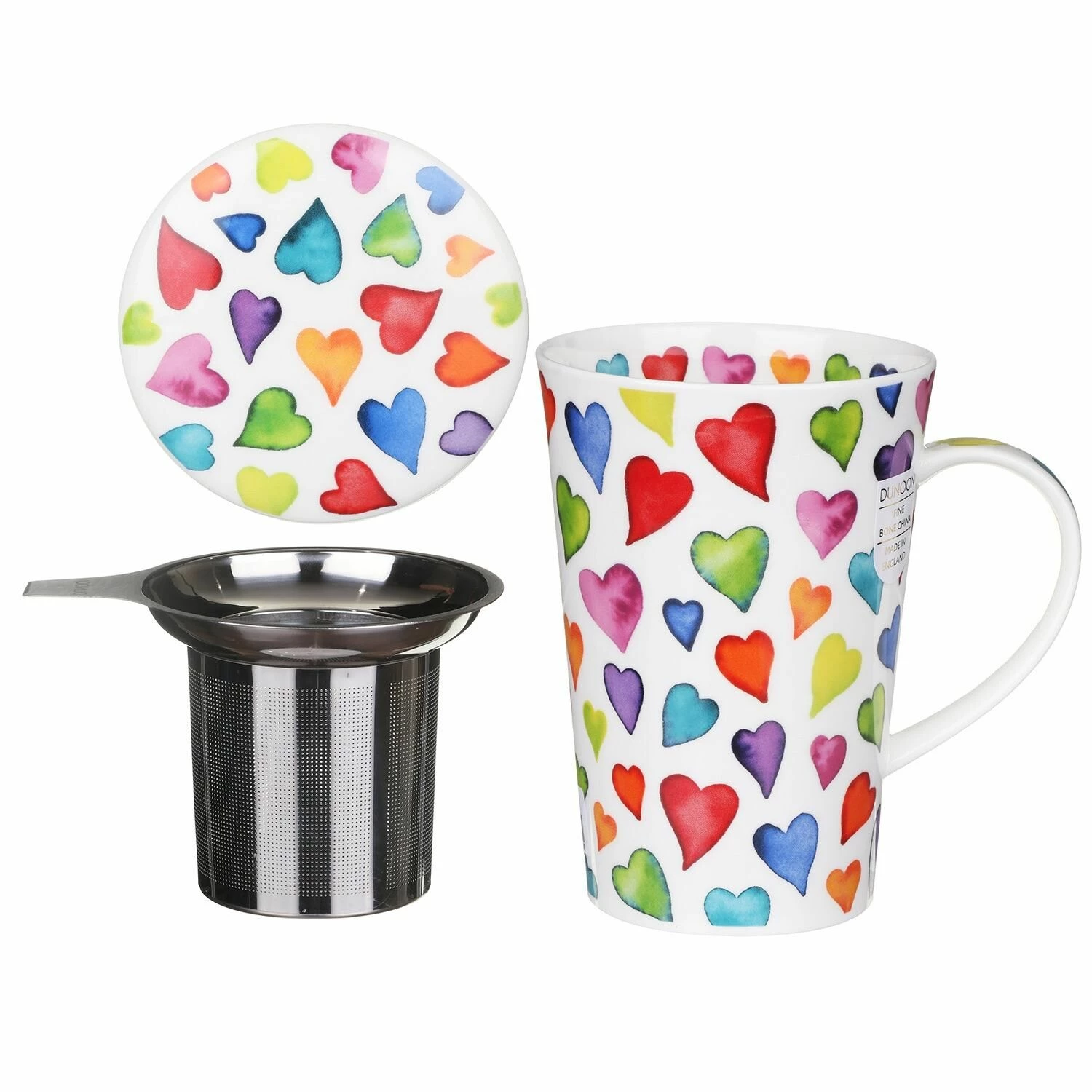 Dunoon Warm Hearts Shetland Tea Infuser Set - Premium Ceramic Mug with Infuser 4 Dunoon Warm Hearts Shetland Tea Infuser Set - Premium Ceramic Mug with Infuser - Image 2