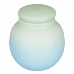 Paddywax Orb 141g Driftwood & Indigo Ombre Frosted Glass Soy Candle | New In