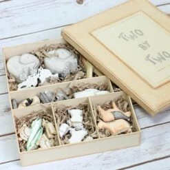 East of India Two By Two Noah's Ark Ornament Set - Unique Handcrafted Trinkets -Campus Gifts Sales east of india noahs ark two by two 1