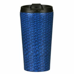 Eco Chic Disrupted Cubes Stainless Steel Travel Coffee Cup | Insulated Travel Mug | Perfect for Hot & Cold Beverages
