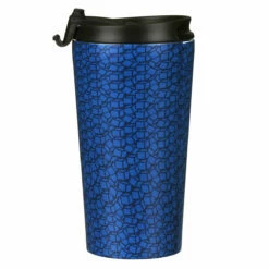 Eco Chic Disrupted Cubes Stainless Steel Travel Coffee Cup | Insulated Travel Mug | Perfect for Hot & Cold Beverages -Campus Gifts Sales eco chic n013 disrupted cubes stainless steel travel coffee cup 03