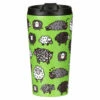 Eco Chic Green Sheep Stainless Steel Travel Coffee Cup - 500ml, Insulated, Leak-Proof, BPA-Free