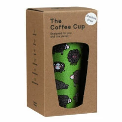 Eco Chic Green Sheep Stainless Steel Travel Coffee Cup - 500ml, Insulated, Leak-Proof, BPA-Free -Campus Gifts Sales eco chic n08 green sheep stainless steel travel coffee cup 04