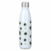 Eco Chic Grey Bees 500ml Insulated Thermal Drinks Bottle | Sustainable & Stylish -Campus Gifts Sales eco chic t27 grey bees 500ml thermal drinks bottle 01
