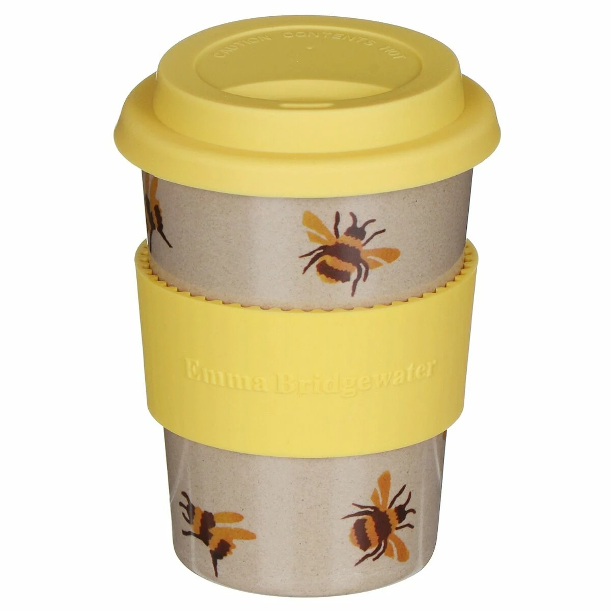 Emma Bridgewater Bumblebees Rice Husk Travel Cup - Eco-Friendly & Stylish Travel Mug 3 Emma Bridgewater Bumblebees Rice Husk Travel Cup - Eco-Friendly & Stylish Travel Mug