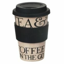 Emma Bridgewater Black Toast Rice Husk Travel Cup | Stylish & Eco-Friendly Travel Mug