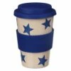 Emma Bridgewater Sky Blue Stars Rice Husk Travel Cup | Eco-Friendly Travel Mug
