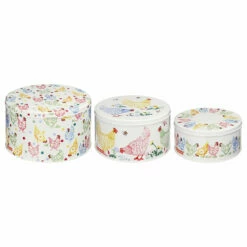 Emma Bridgewater Spring Chicken Set Of Three Round Cake Tins | Stylish Kitchen Storage 8 Emma Bridgewater Spring Chicken Set Of Three Round Cake Tins | Stylish Kitchen Storage -Campus Gifts Sales elite pdc3146 emma bridgewater spring chicken set of three cake tins 3