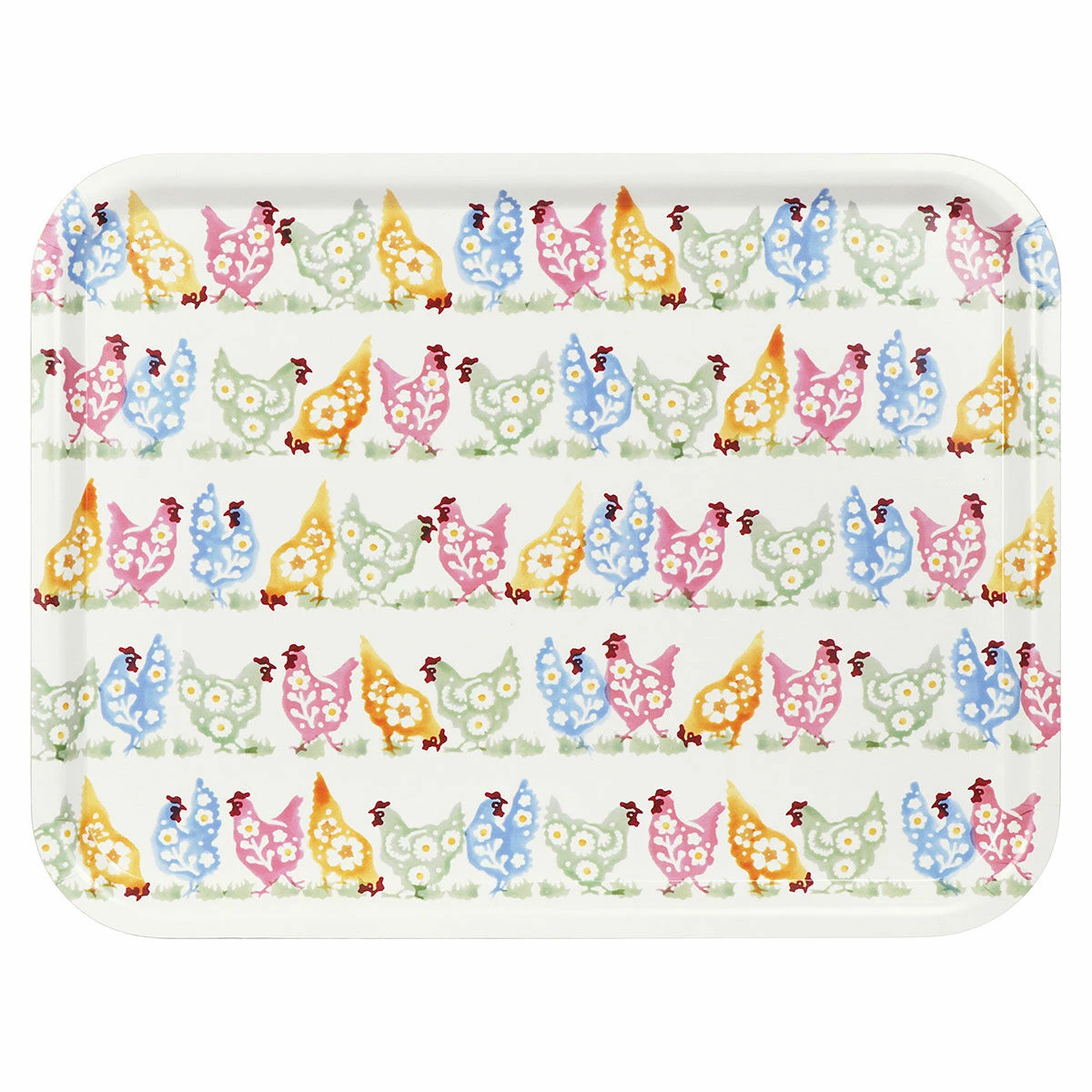 Emma Bridgewater Spring Chicken Birch Rectangular Tray | Stylish Tins & Storage 3 Emma Bridgewater Spring Chicken Birch Rectangular Tray | Stylish Tins & Storage