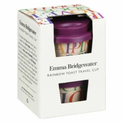 Emma Bridgewater Rainbow Toast Rice Husk Travel Cup - Stylish & Eco-Friendly Travel Mug -Campus Gifts Sales elite rt6100 emma bridgewater rainbow toast rice husk travel cup 2