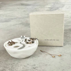 East Of India Garden Path Flat Bud Vase - New In Collection 10 East Of India Garden Path Flat Bud Vase - New In Collection -Campus Gifts Sales eoi 5774 east of india garden path flat bud vase 2